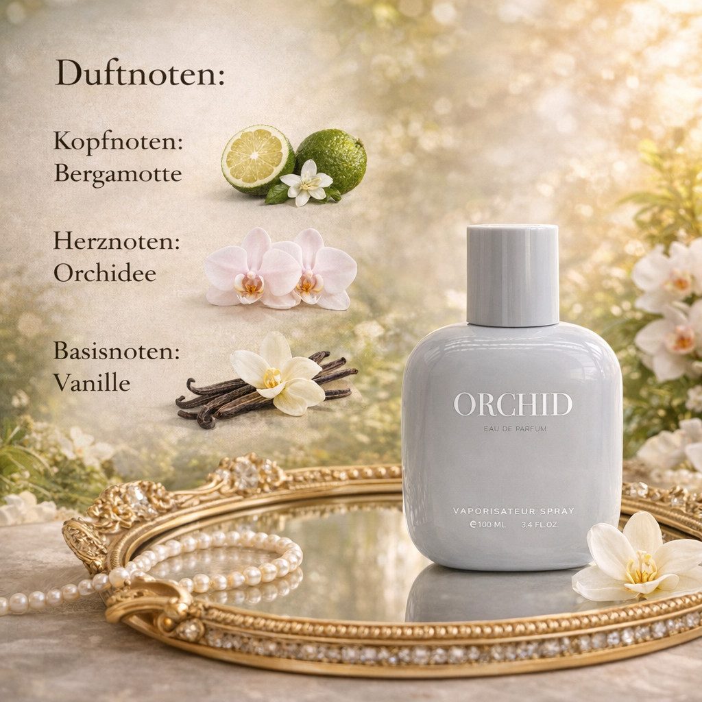 Eau de Parfum Orchid Pour Femme e100ml– Hergestellt in Spanien