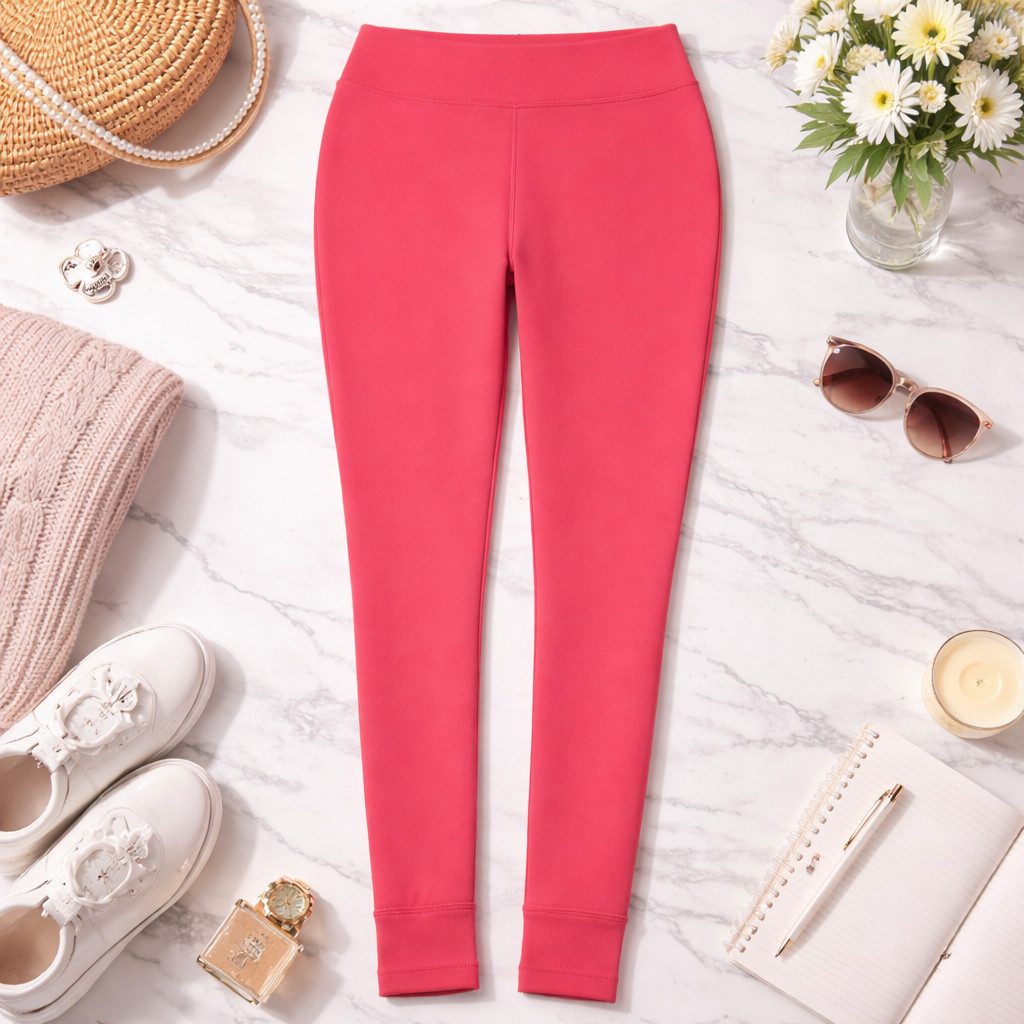 Sweathose NEXGEN OUTFITS Damen Comfort Stretch Leggings Baumwolle Freizeit Hose