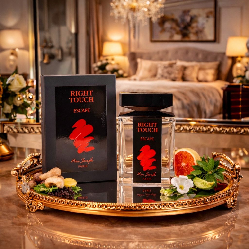 Eau de Parfum Right Touch Escape Unisex Duft, Blumiger, Holziger, Moschus 90 ml