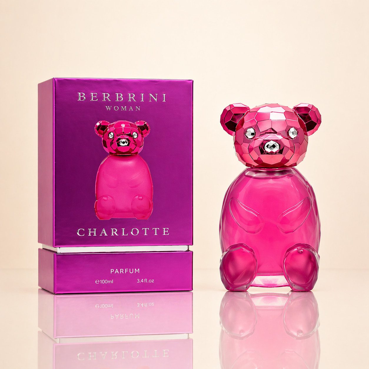Eau de Parfum Charlotte for Woman, Damenduft Fruchtig Süß Verspielt 100 ml