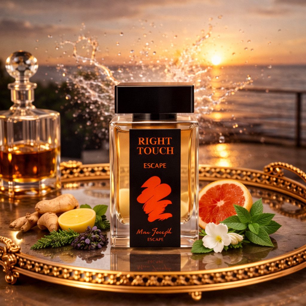 Eau de Parfum Right Touch Escape Unisex Duft, Blumiger, Holziger, Moschus 90 ml