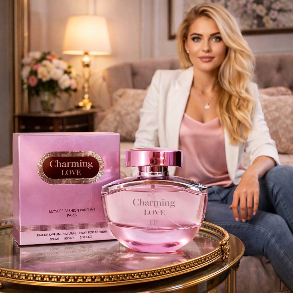 Eau de Parfum Charming Love Damenduft, Frisch, Blumig, Süß, aus Paris 100ml
