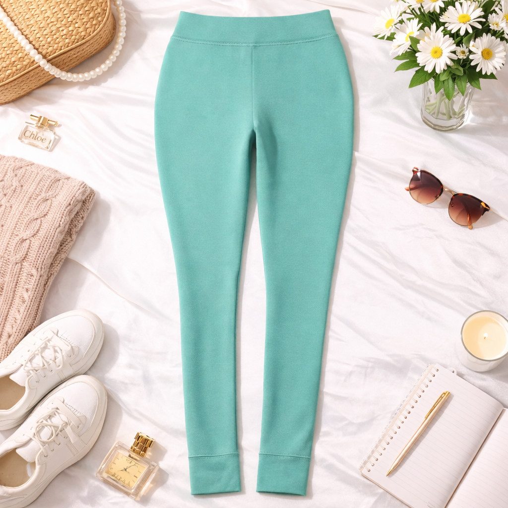 Sweathose NEXGEN OUTFITS Damen Comfort Stretch Leggings Baumwolle Freizeit Hose