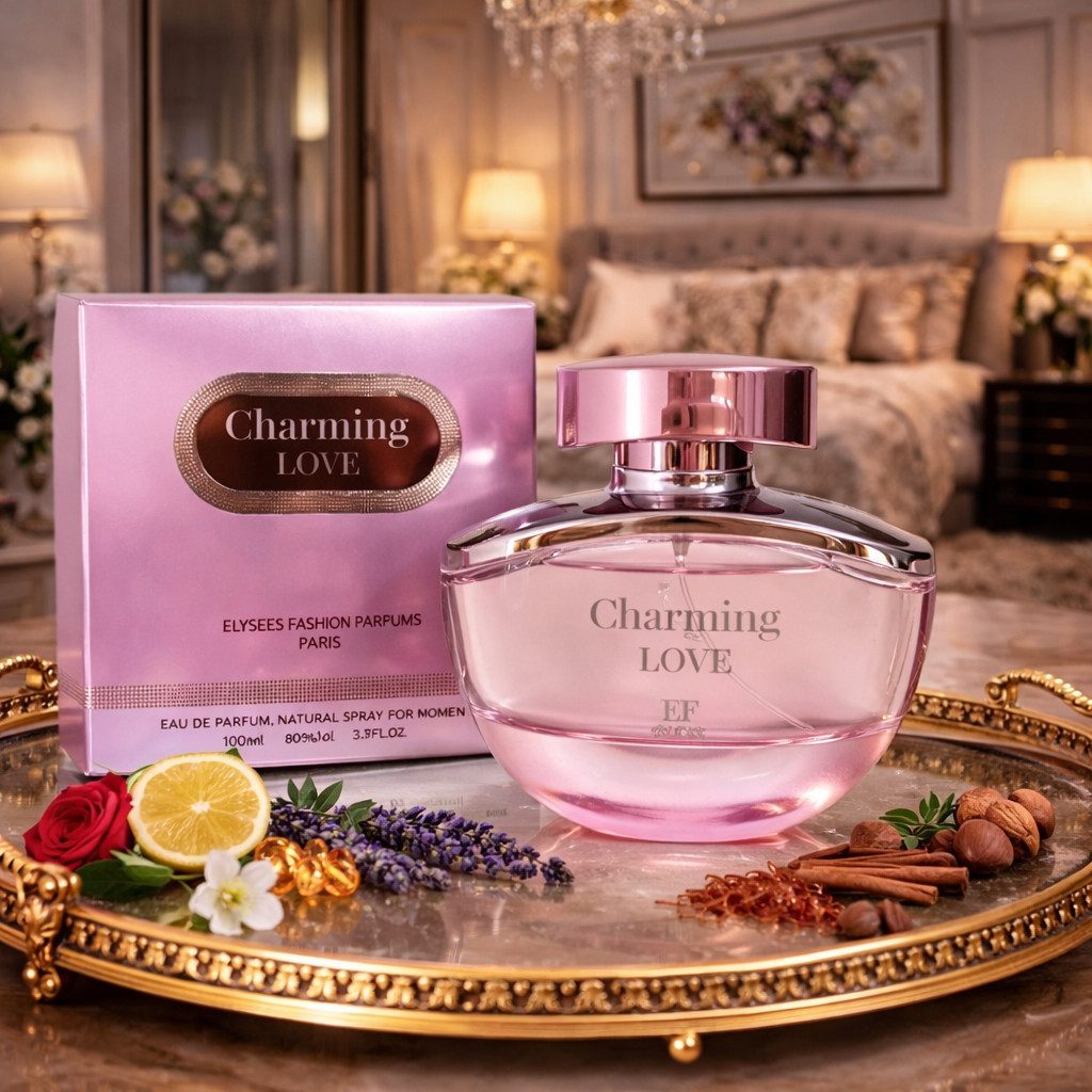 Charming Love Eau de Parfum for Women, Fresh, Floral, Sweet, from Paris 100ml