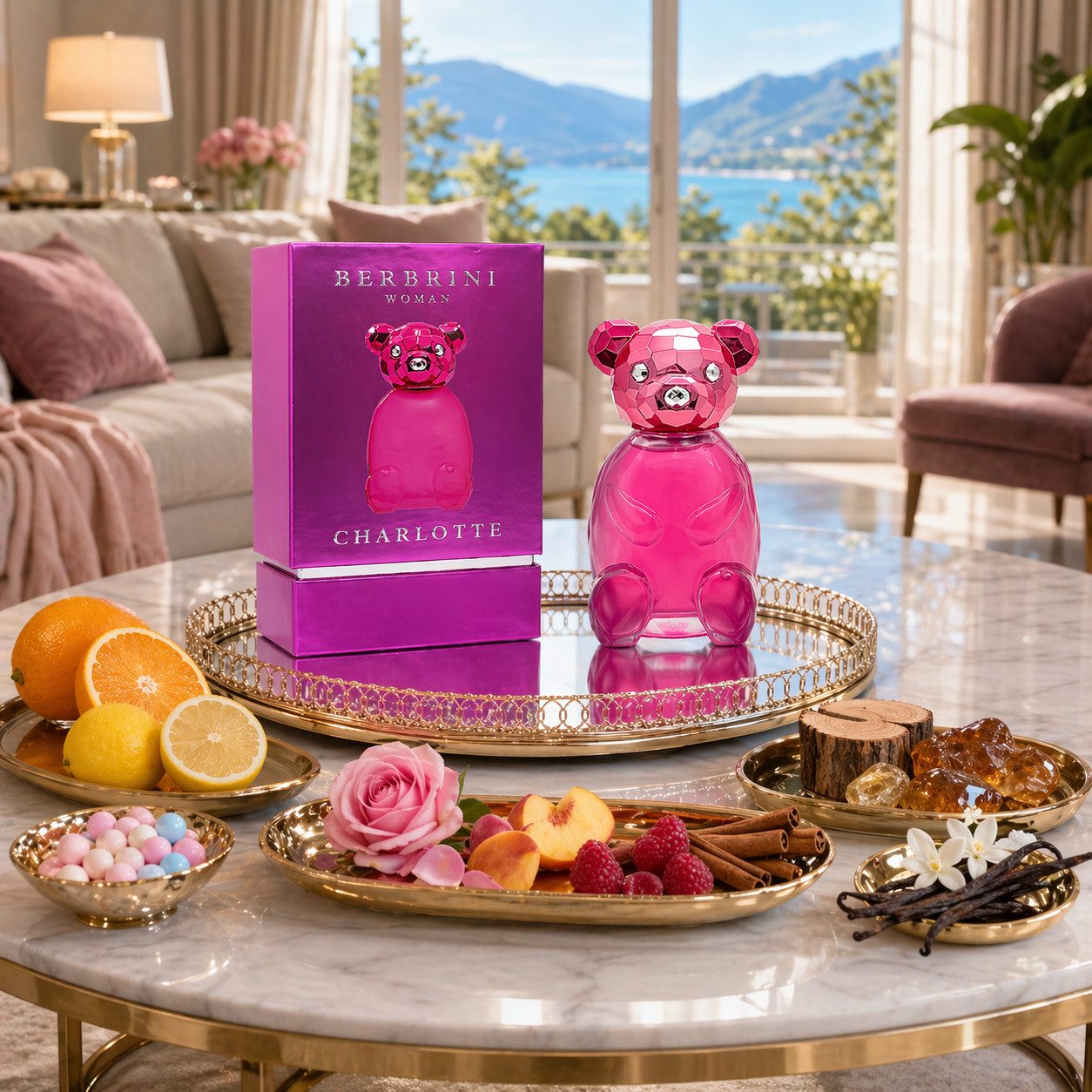 Eau de Parfum Charlotte for Woman, Damenduft Fruchtig Süß Verspielt 100 ml