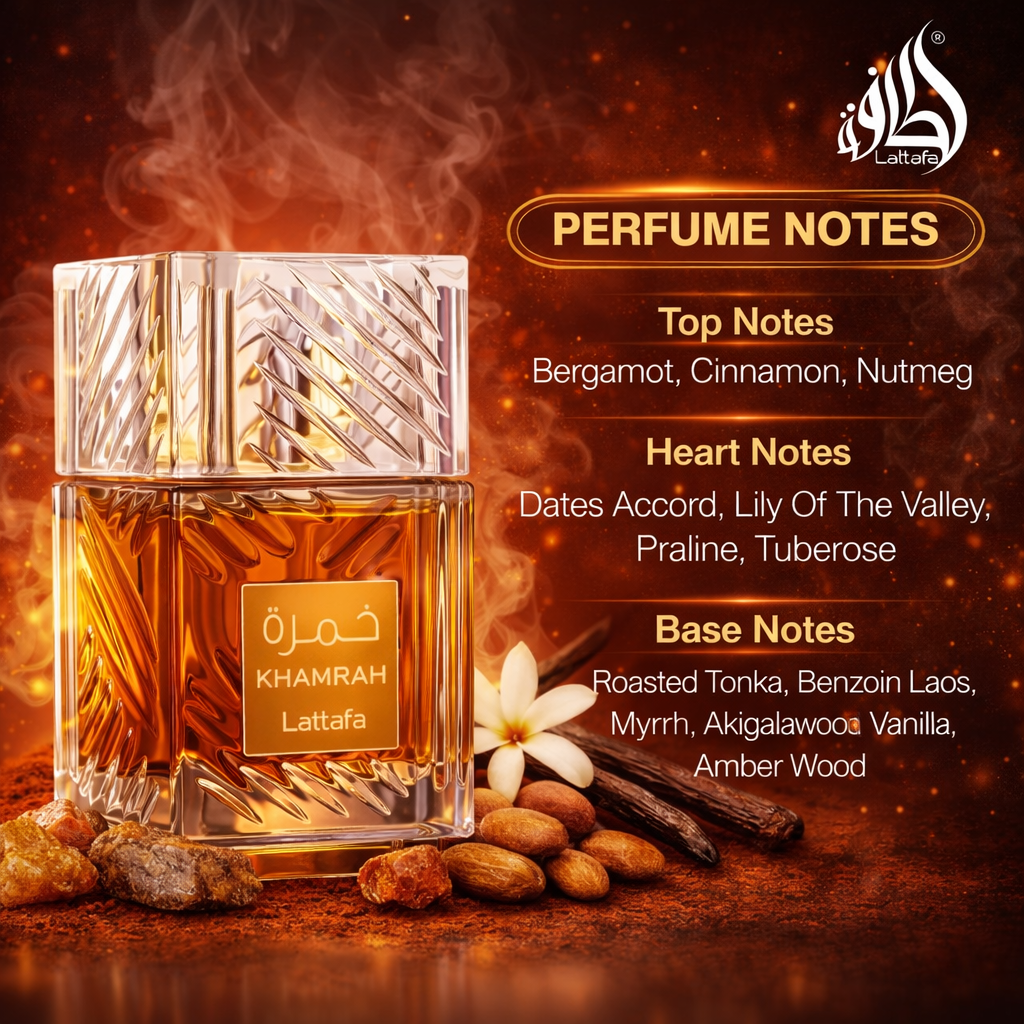 Eau de Parfum Khamrah 100 ml – Sinnlicher, orientalisch-süßer