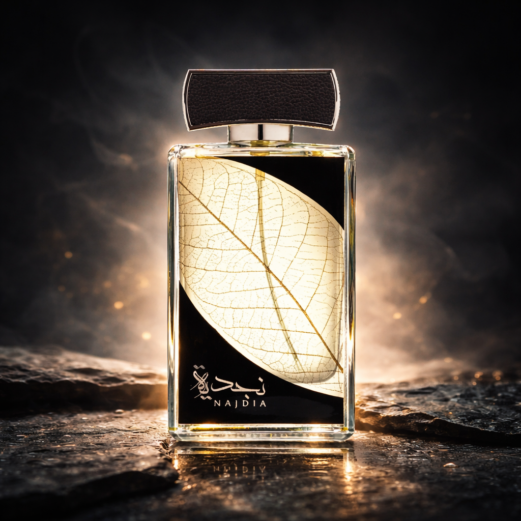 Lattafa Najdia Eau de Parfum 100 ml + Körperspray 50 ml Set für Herren – Langanhaltender orientalisch-holziger und würziger Duft – Arabisches Luxus-Kölnischwasser-Geschenkset