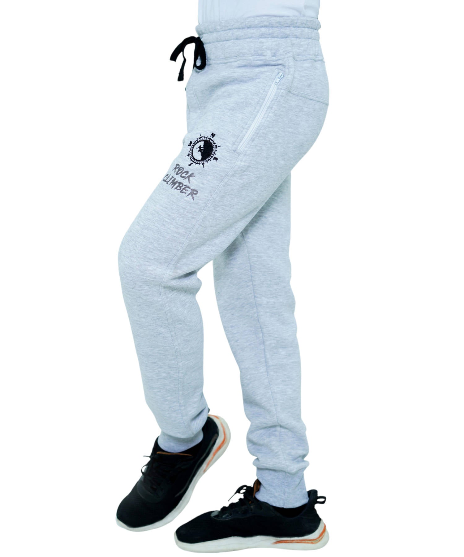 Herren Jogginghose Fleece Grau