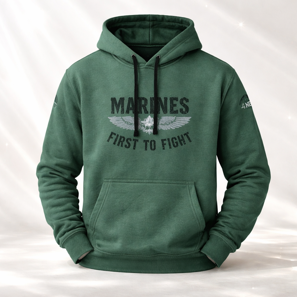 Fleecepullover Herren Hoodie Kapuzenjacke Baumwolle Fleece Sweatjacke