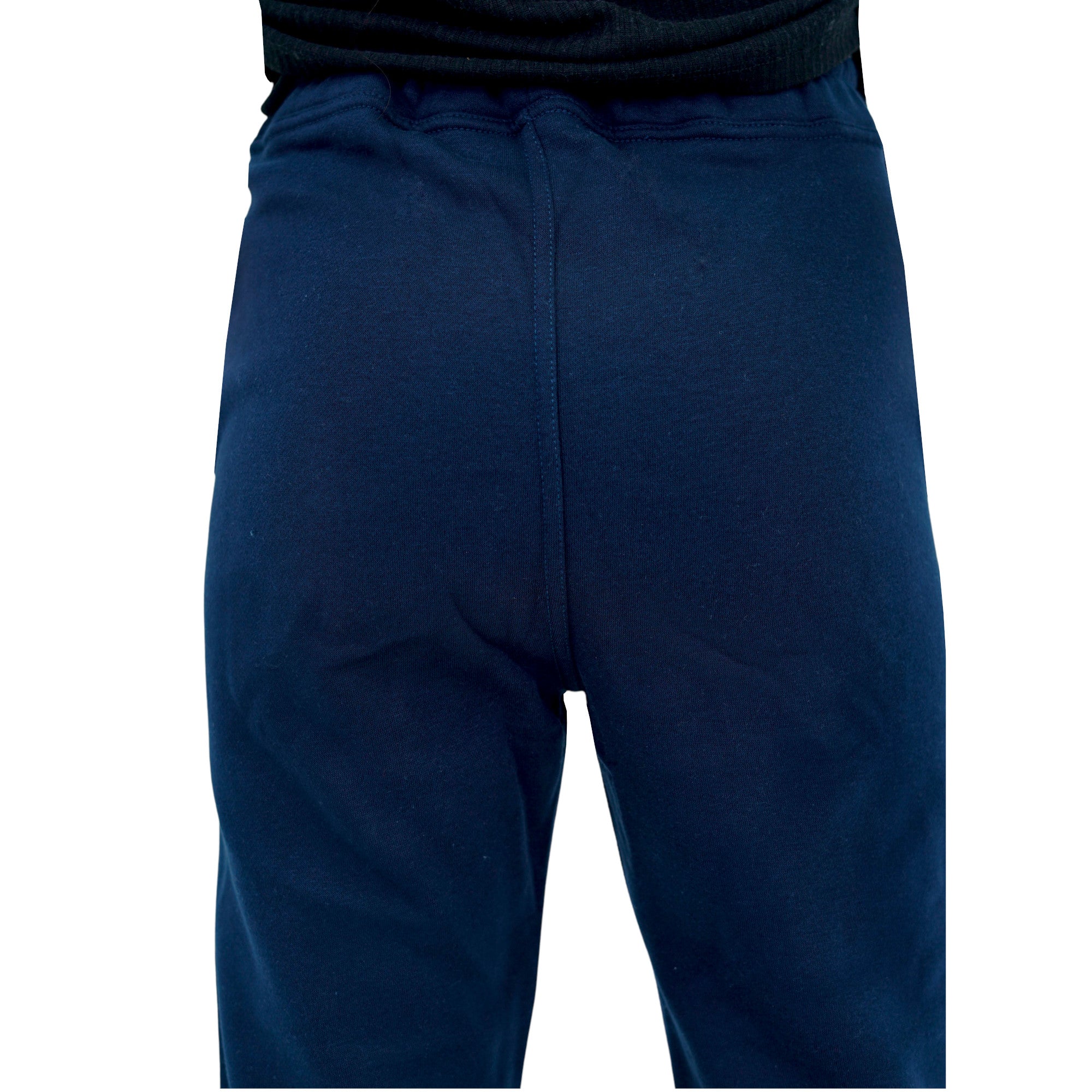 Damen Jogginghose Fleece Blau Stickerei