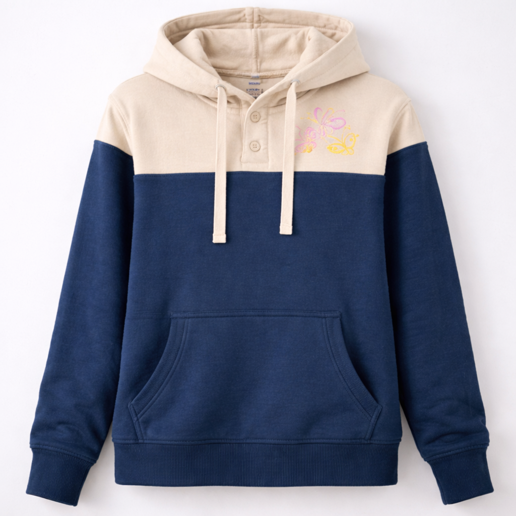 Fleecepullover Damen Fleece Kapuzenpullover Pulli Sweatjacke