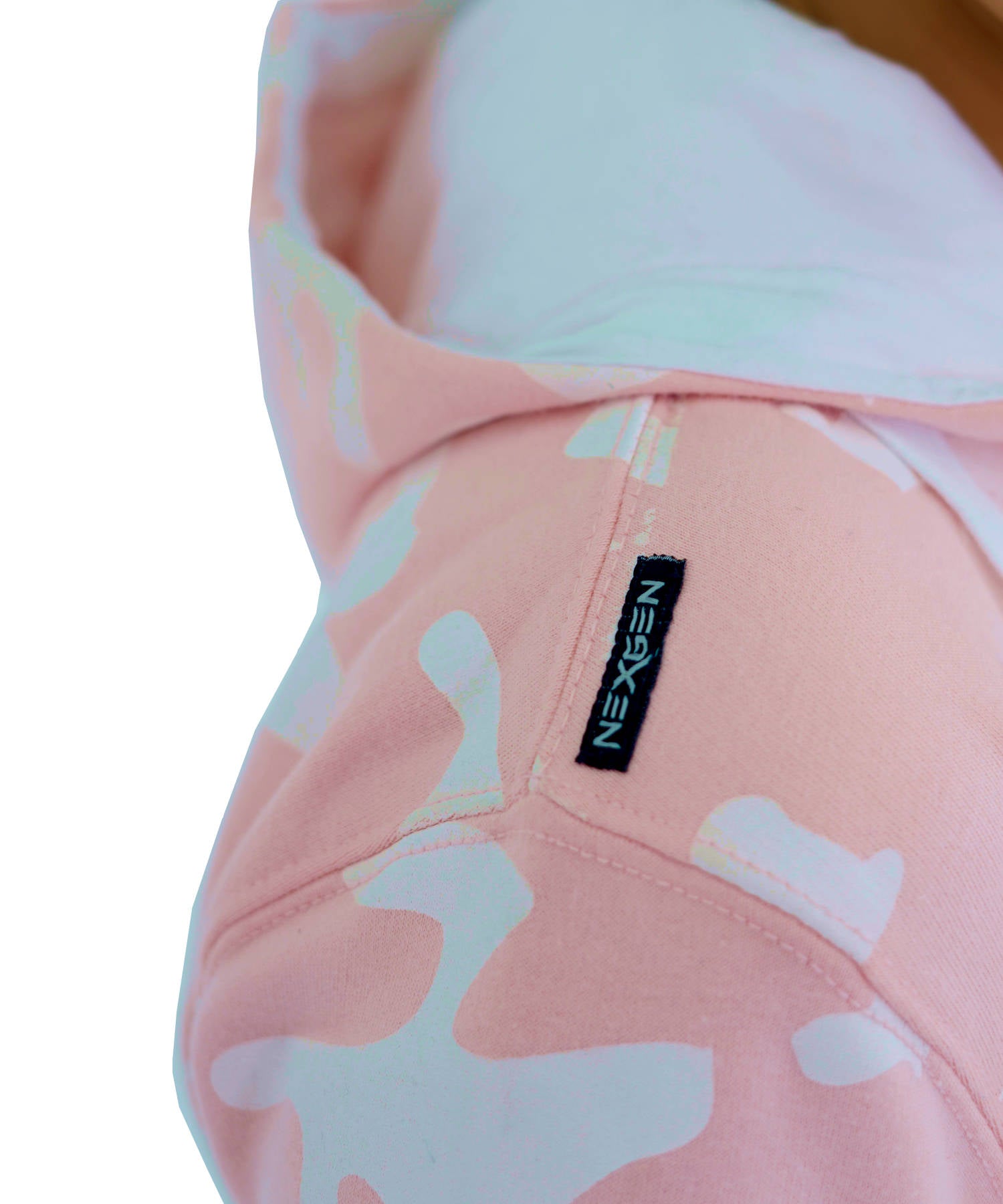 Women's Fleece Hoodie Pullover Sweatshirt Jacket Zipper High Collar Pink