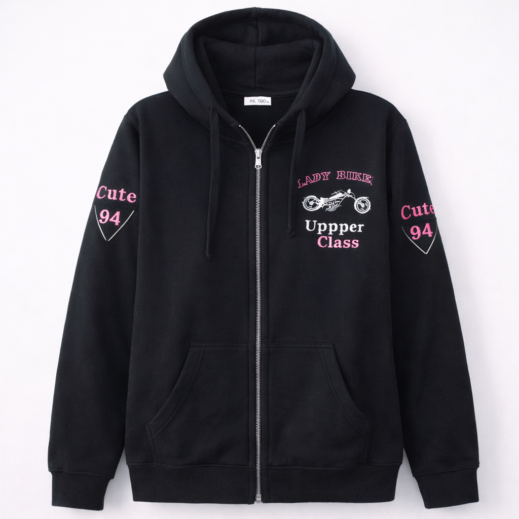 Hoodie Damen Fleece Pulli Kapuzenpullover Sweatjacke mit Reißverschluss