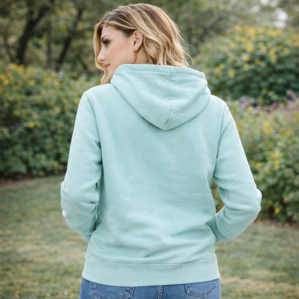 Hoodie Damen Fleece Pulli Kapuzenpullover Sweatjacke mit Reißverschluss
