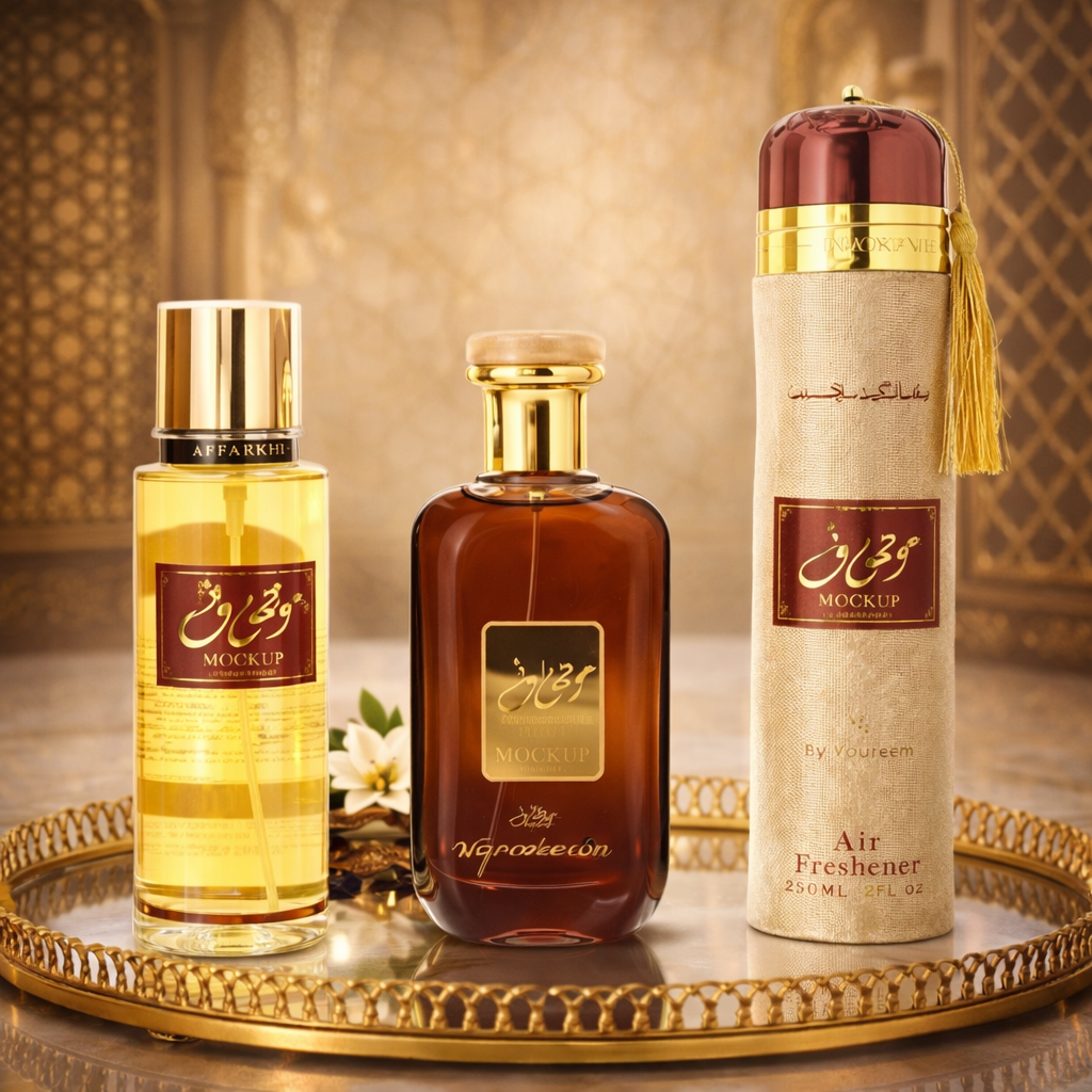 Duft-Set Mousuf Parfum Geschenkset: EDP + Deo + Lufterfrischer