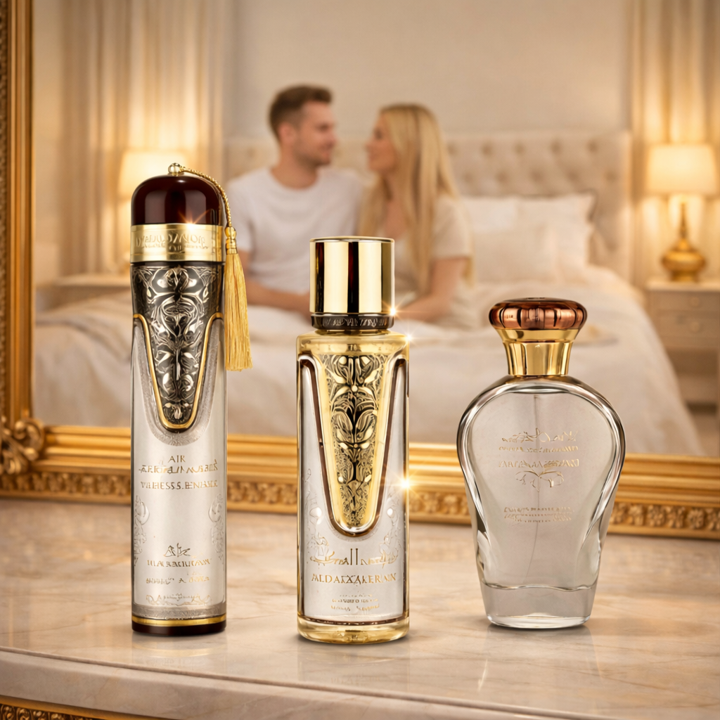 Fragrance Set Turab Al Dhahab Gift Set, EDP, Body Mist & Air Freshener
