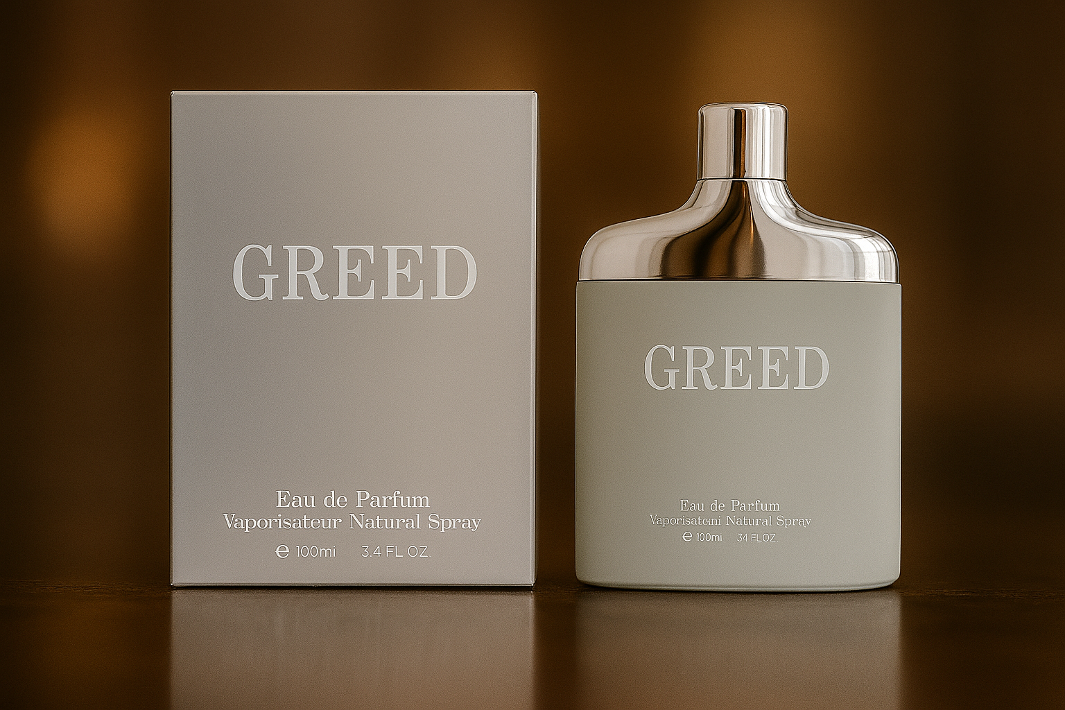 Eau de Parfum GREED SILVER POUR HOMME für Herren Made in England 100 ml