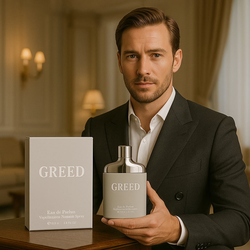 Eau de Parfum GREED SILVER POUR HOMME für Herren Made in England 100 ml