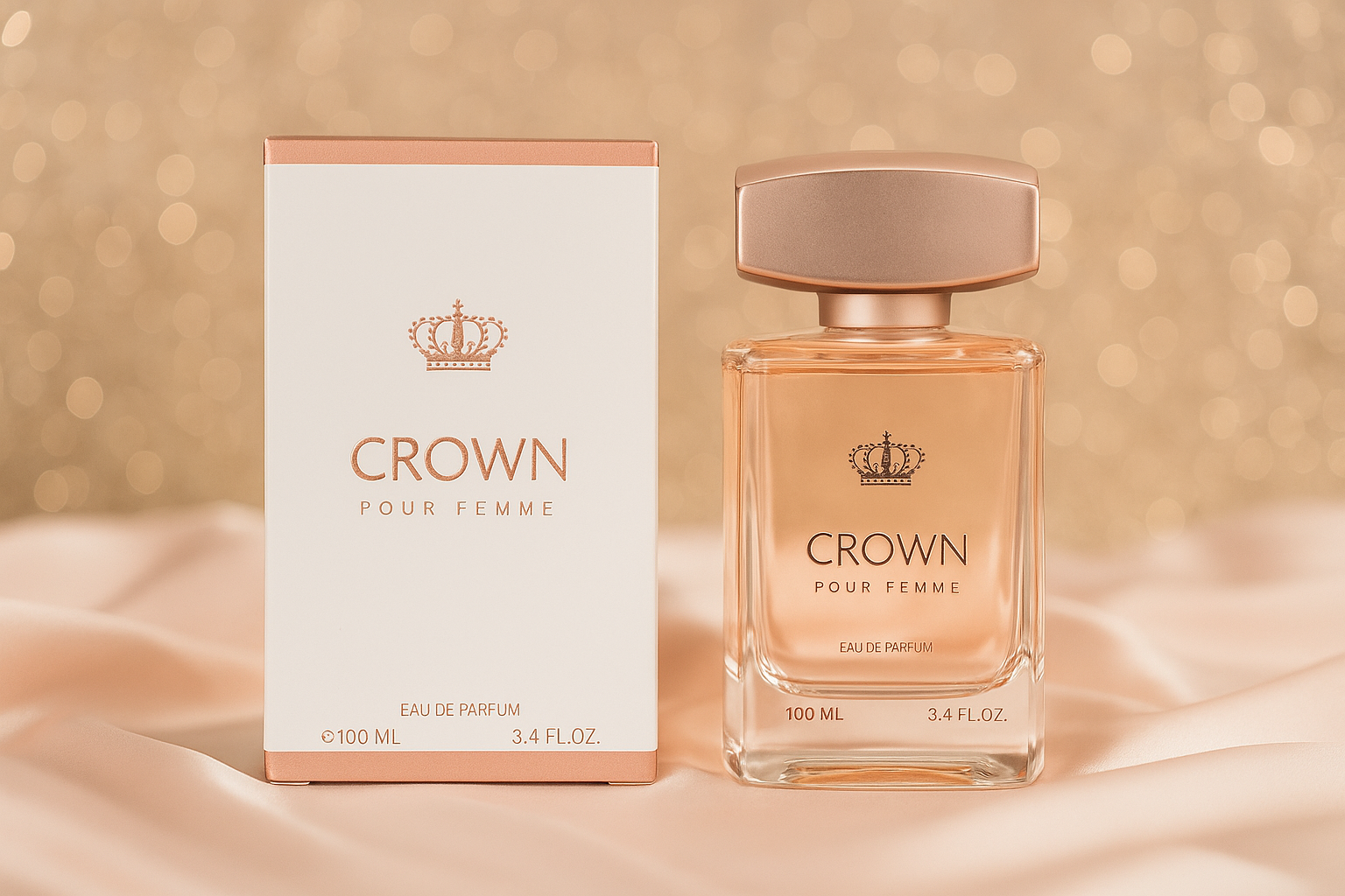 Eau de Parfum Crown Pour Femme Damenduft Inspiriert von Fame Made in England 100 ml