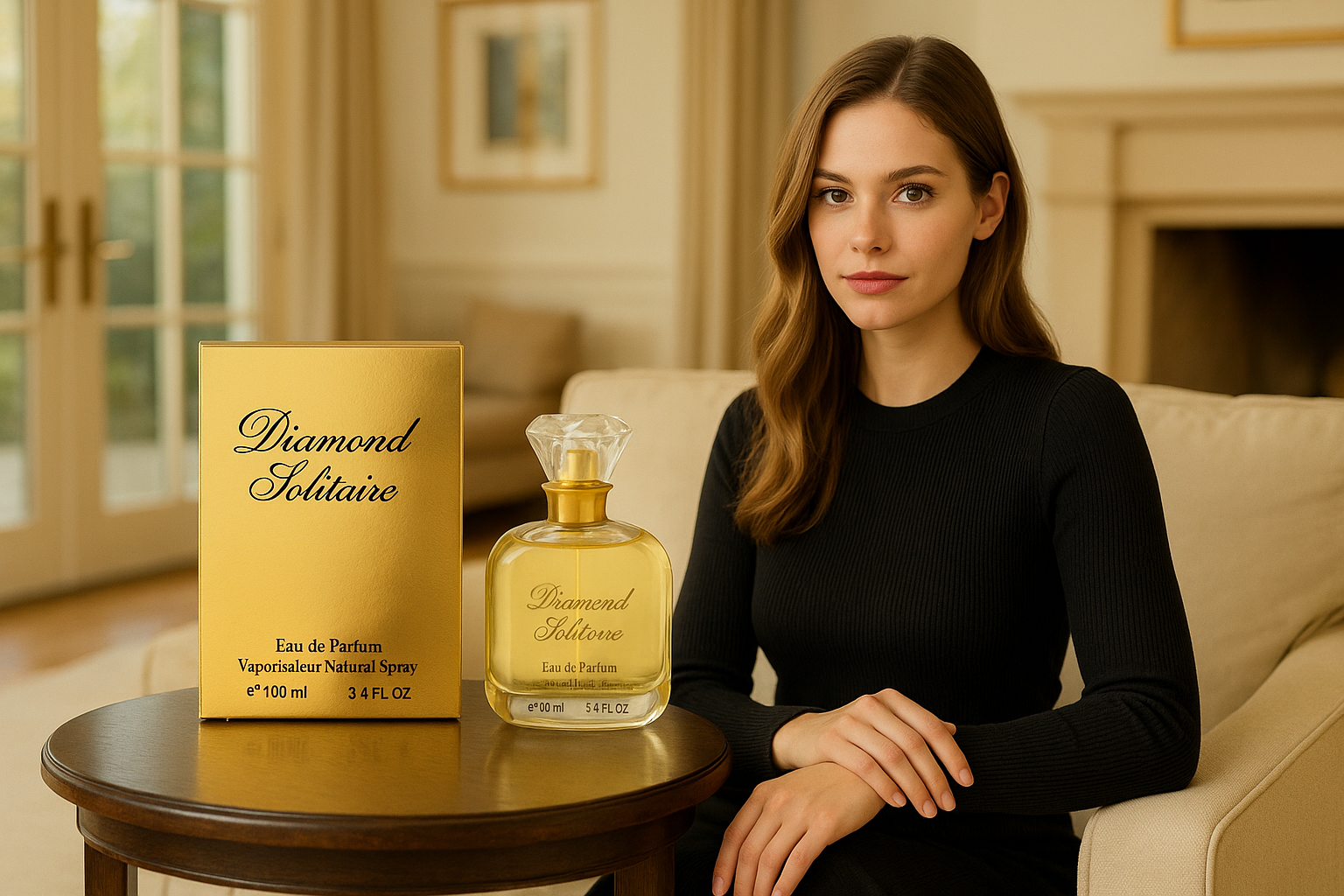 Eau de Parfum Diamond Solitaire Pour Femme Insp. von J’adore Made in Spanien 100 ml