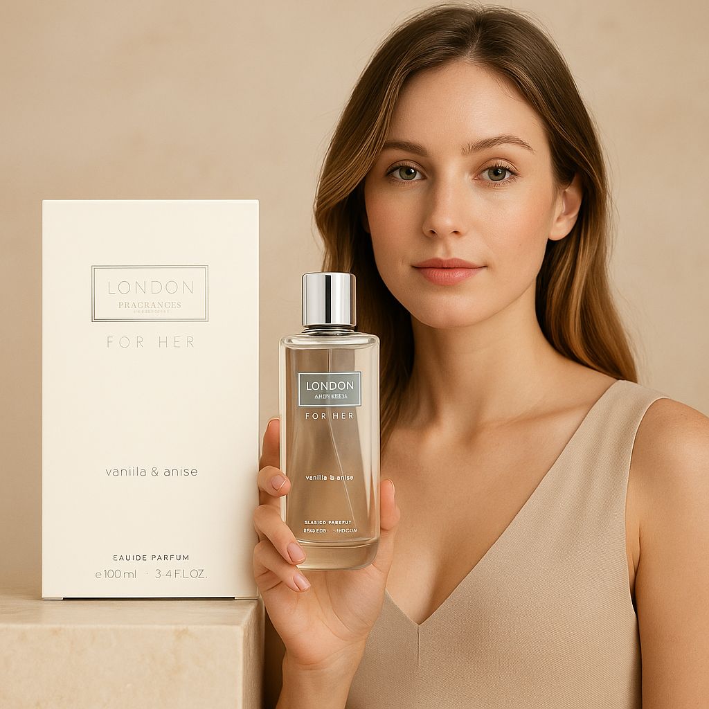 Eau de Parfum London Fragrances For Her Vanille & Anise Made in England 100 ml