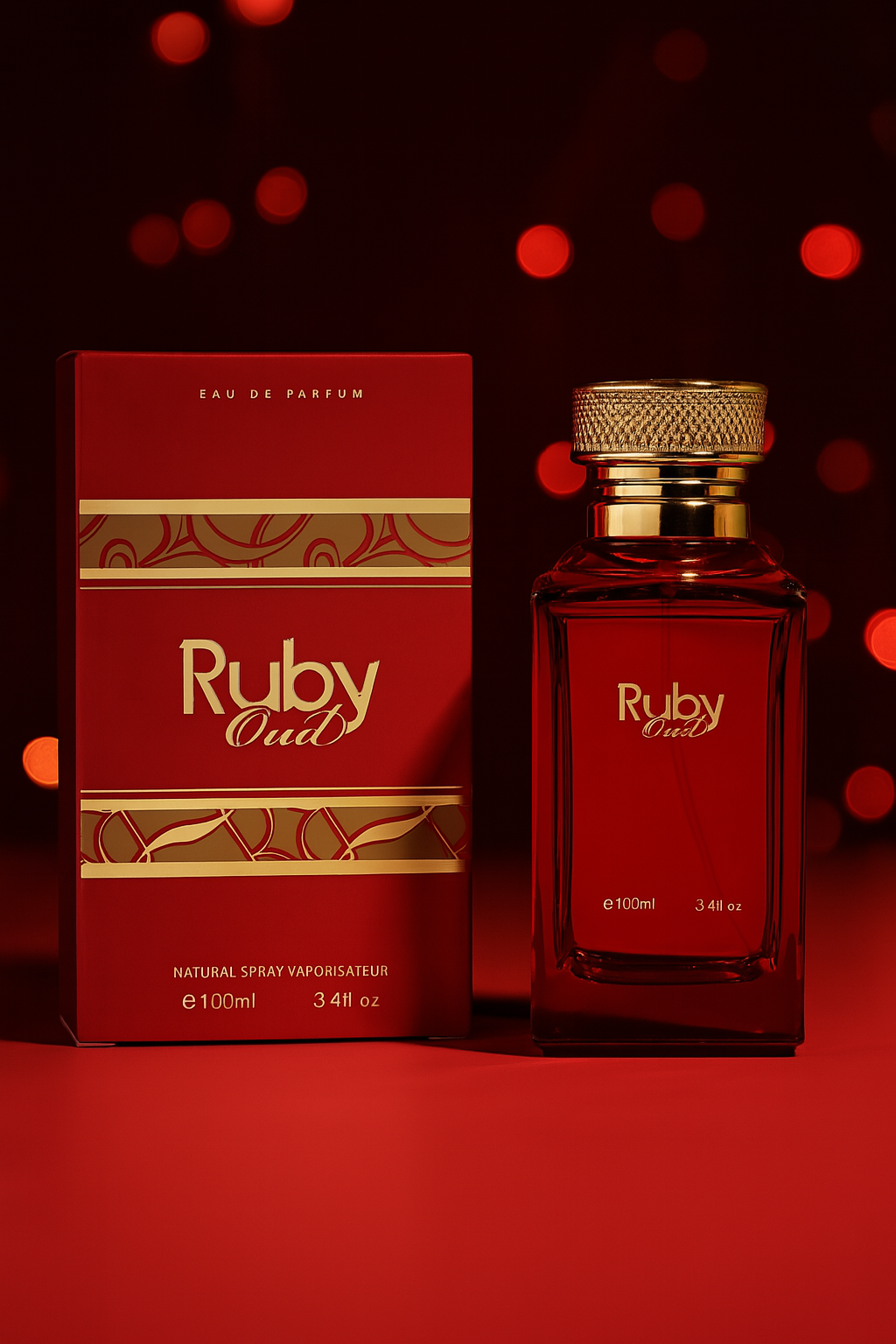 Eau de Parfum Ruby Oud Unisex Hergestellt in England 100 ml