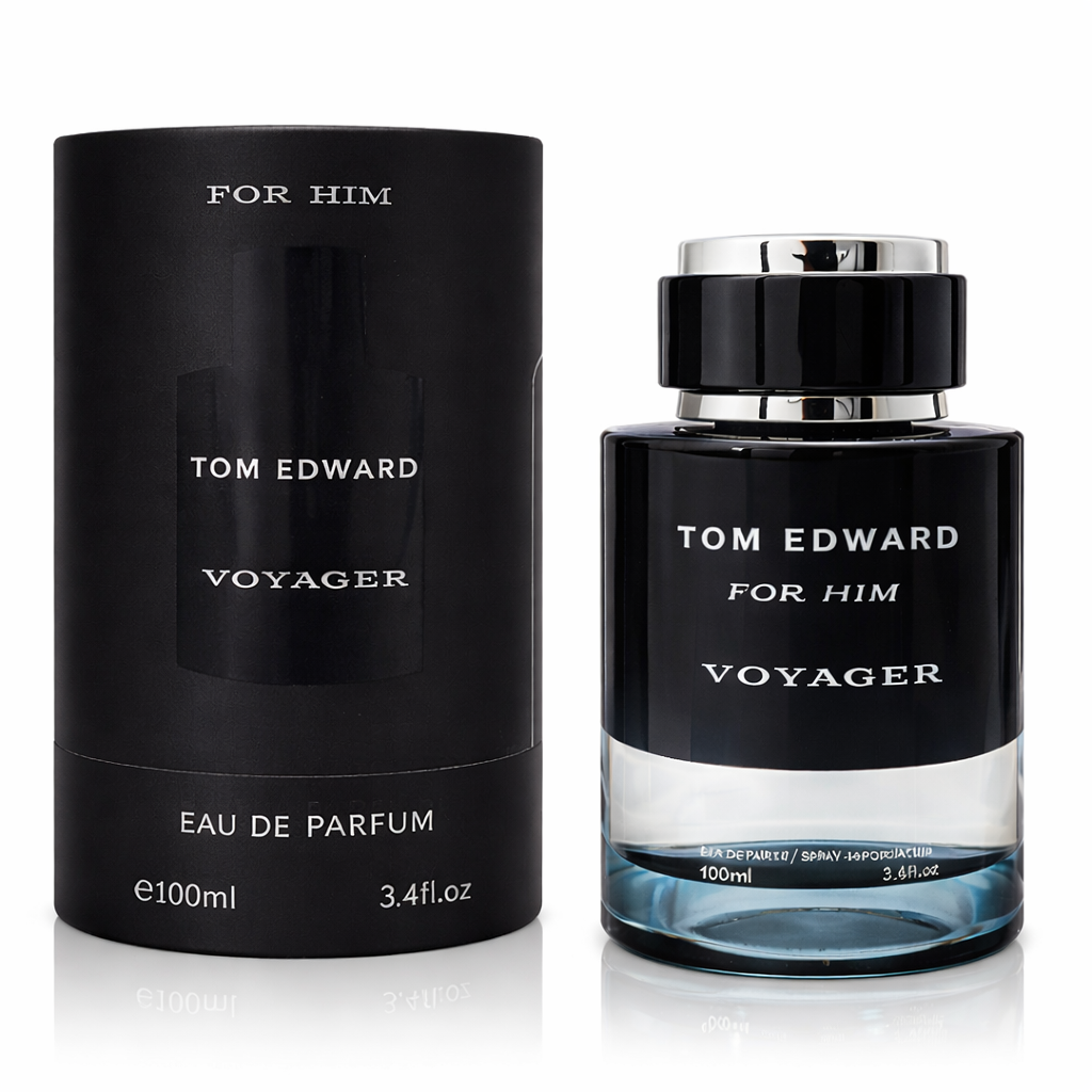 Eau de Parfum Tom Edward Voyager for Him Herrenduft Frisch Holzig Aromatisch e100 ml