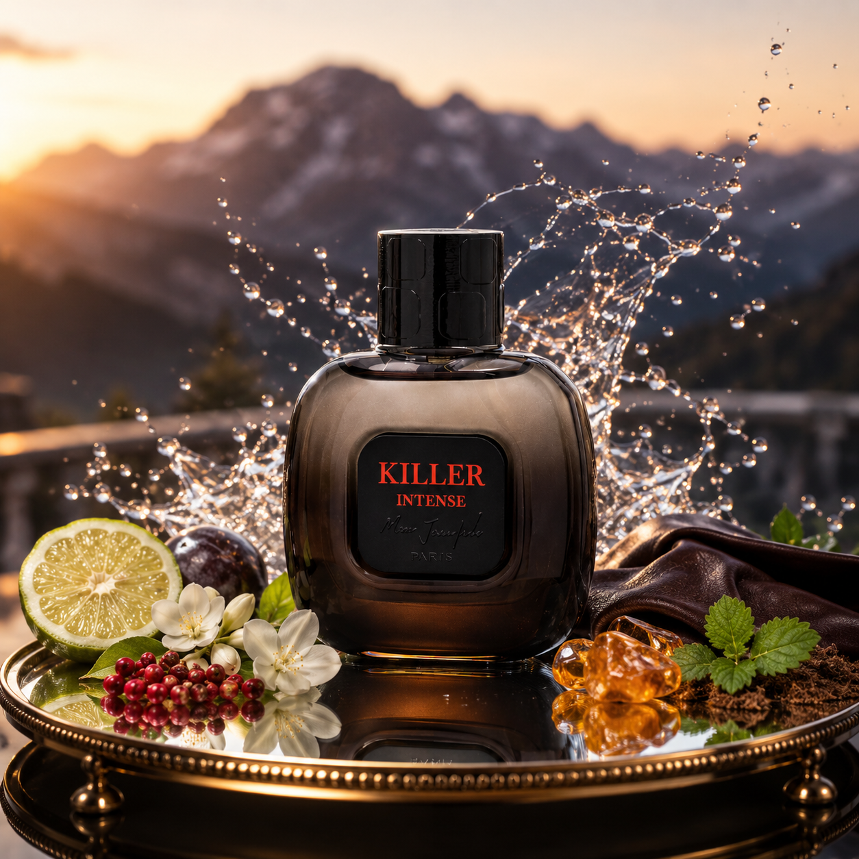Eau de Parfum KILLER INTENSE PARIS Luxus Herrenduft; Frisch, Ledrig, Warm, e100 ml
