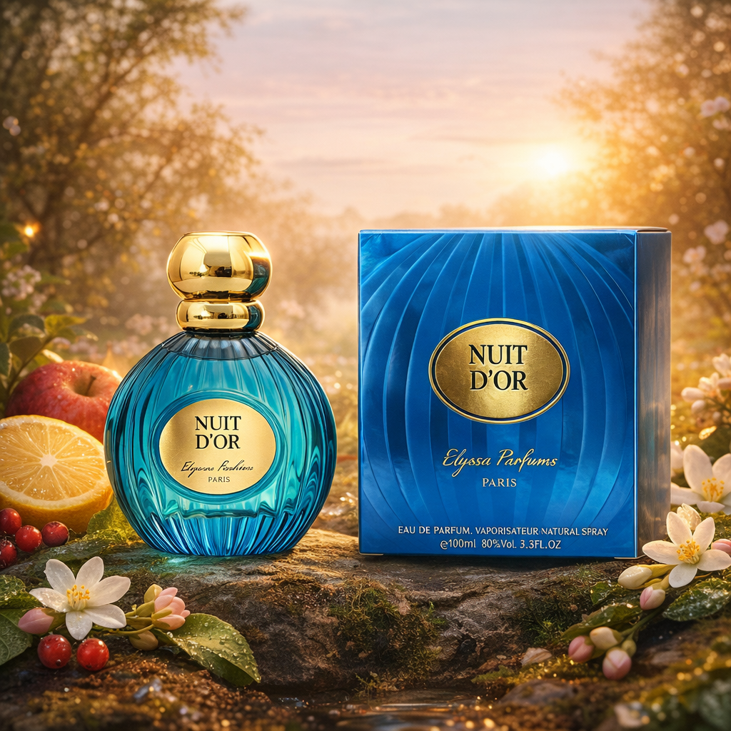 Nuit D'OR Luxury Women's Fragrance Made in Paris 100ml