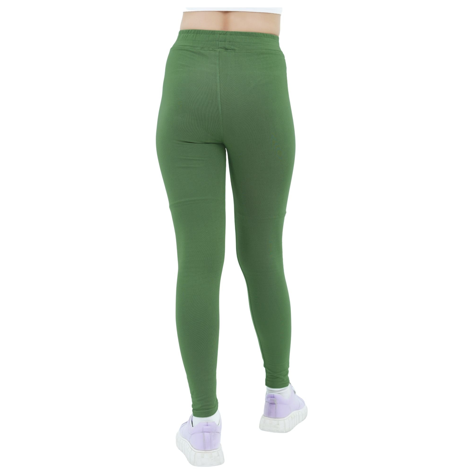 Damen Leggings aus 100% Baumwolle Grün