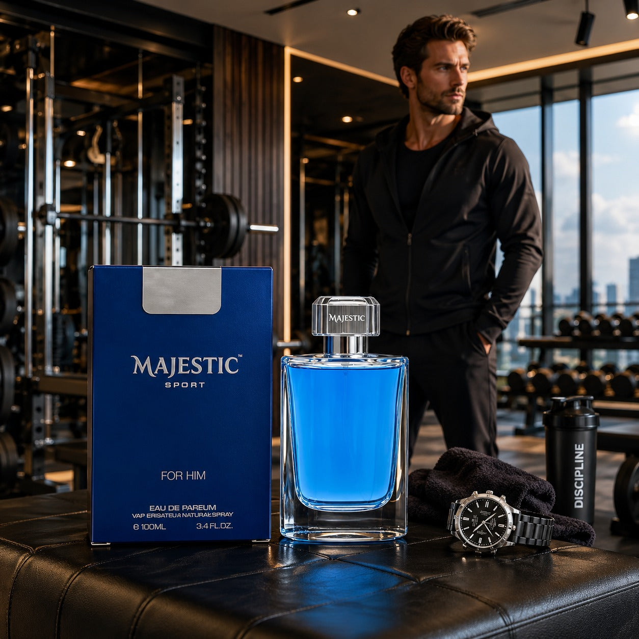 Eau de Parfum Majestic Sport for Him Men's Fragrance Made in England 100 ml