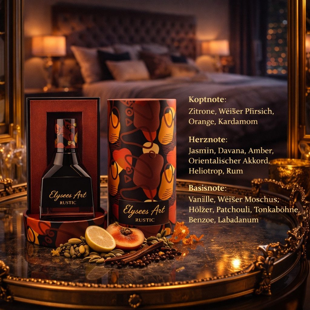 Elysee Art RUSTIC Premium Unisex Duft Holzig Fruchtig Orientalisch 100 ml