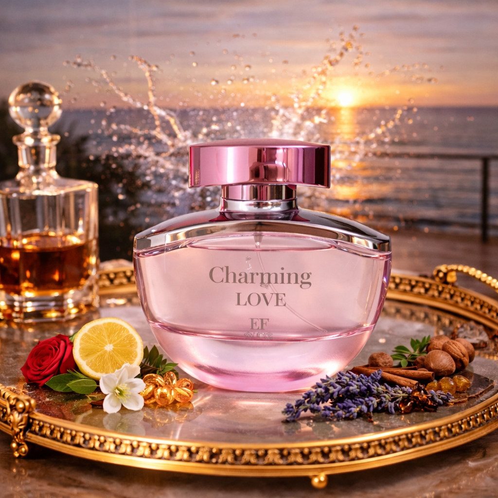 Eau de Parfum Charming Love Damenduft, Frisch, Blumig, Süß, aus Paris 100ml