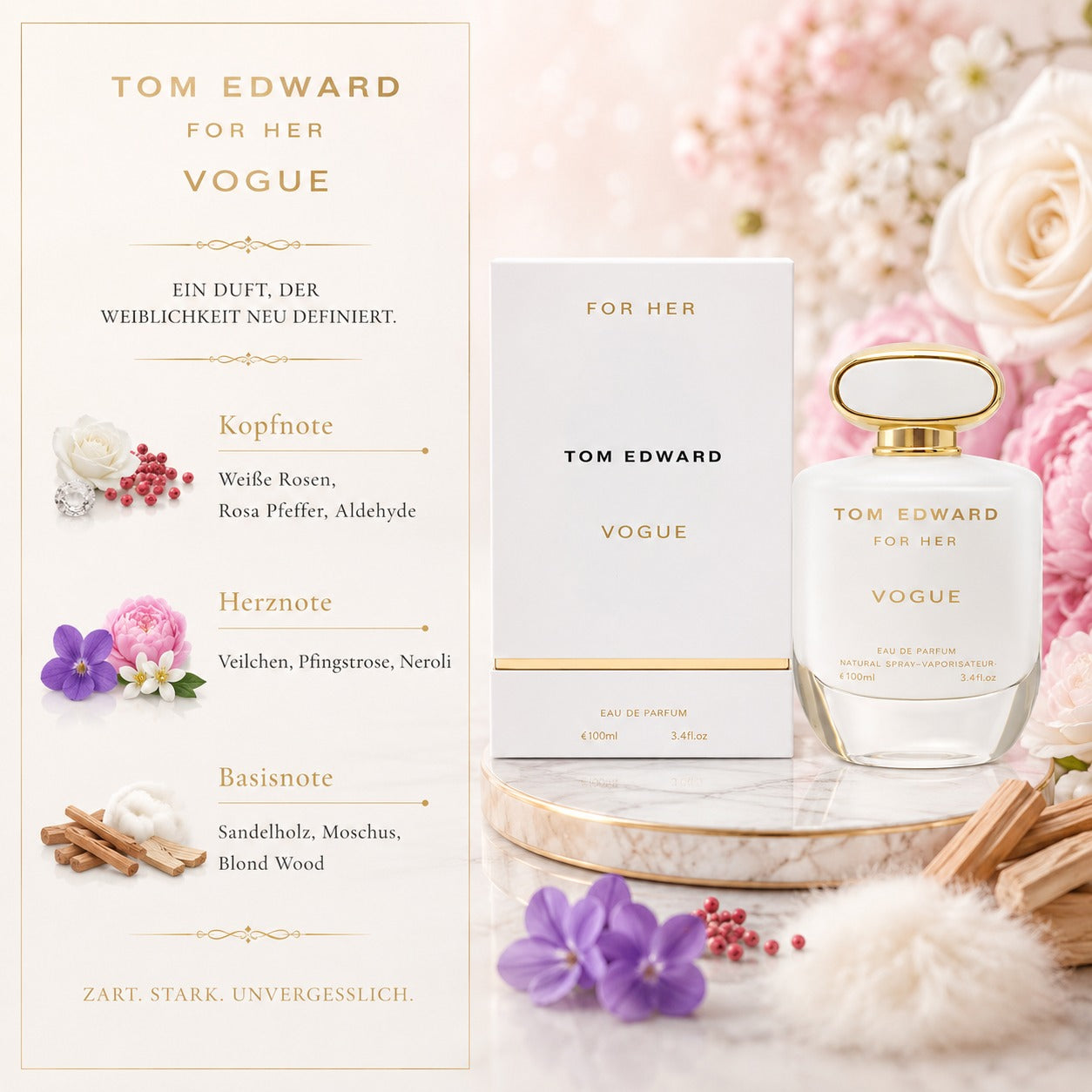 Vogue - Tom Edward for Her 100 ml Eau de Parfum