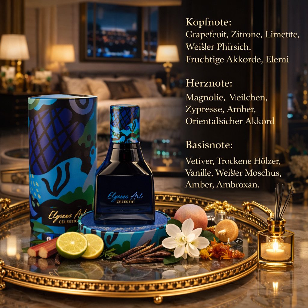 Elysee Art CELESTIC Luxus Herrenduft Fruchtig Zitrisch aus Paris 100 ml