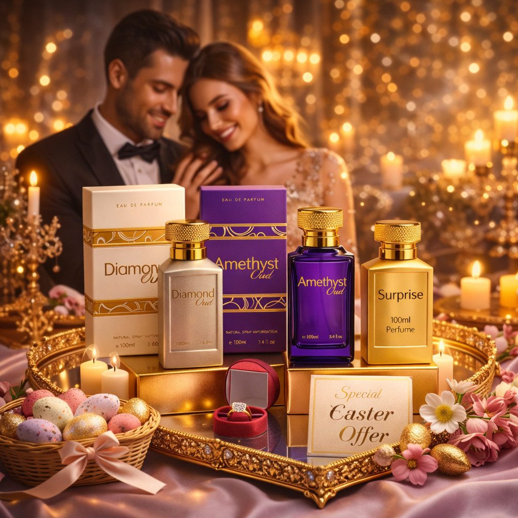 Oud Eau de Parfum Gift Set: Diamond Oud + Amethyst Oud + 100 ml EDP Gift