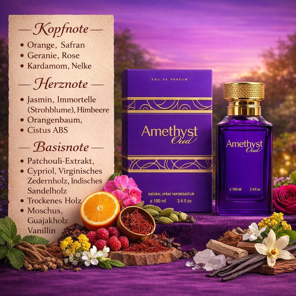 Oud Eau de Parfum Gift Set: Diamond Oud + Amethyst Oud + 100 ml EDP Gift