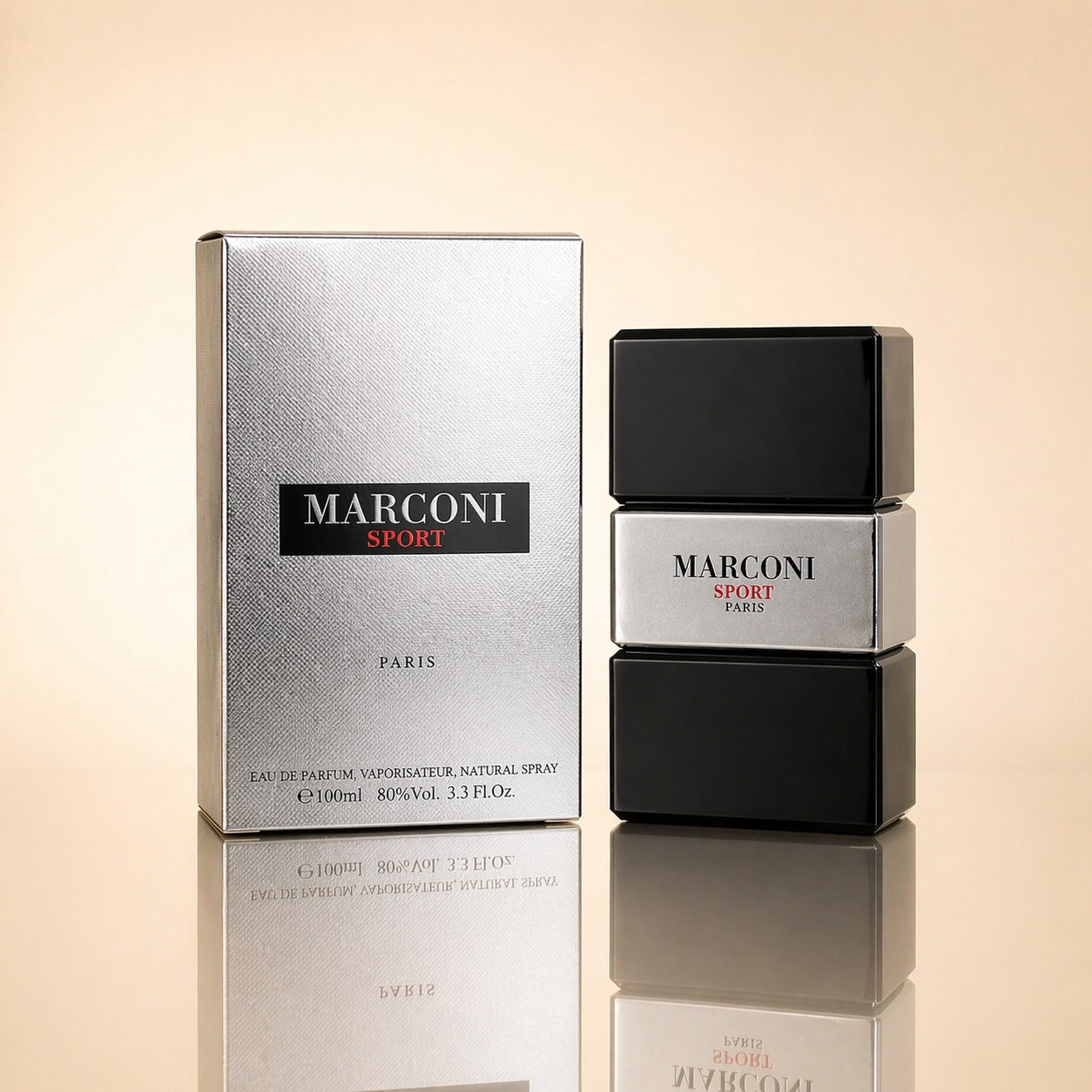 Eau de Parfum Marconi Sport Herrenduft Holzig Orientalisch aus Paris 90 ml