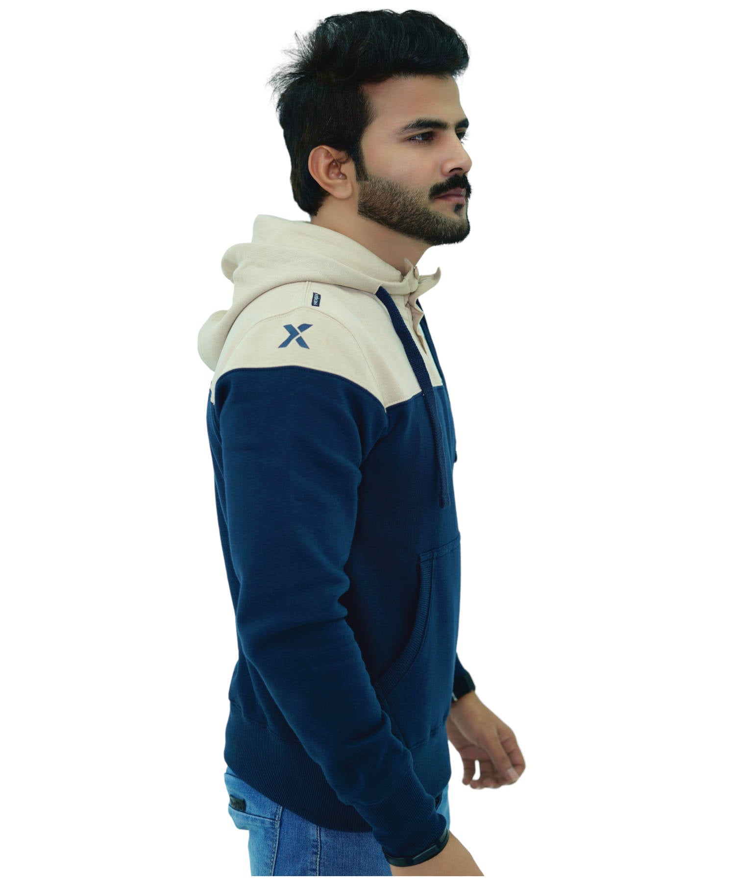Herren Hoodie Kapuzenpullover Haut&Blau