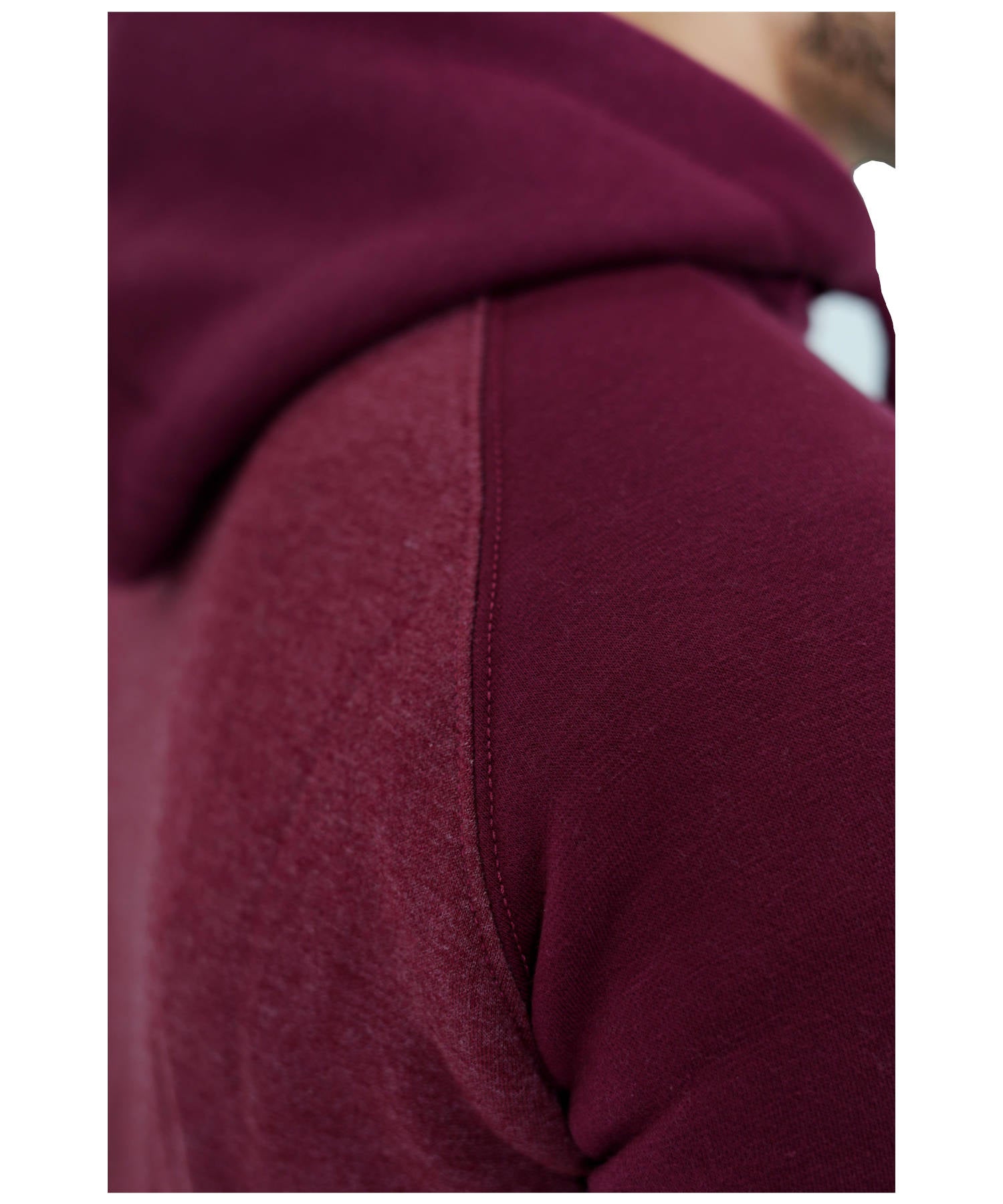 Herren Hoodie Zipper Reglan Kapuzenjacke mit Stickerei