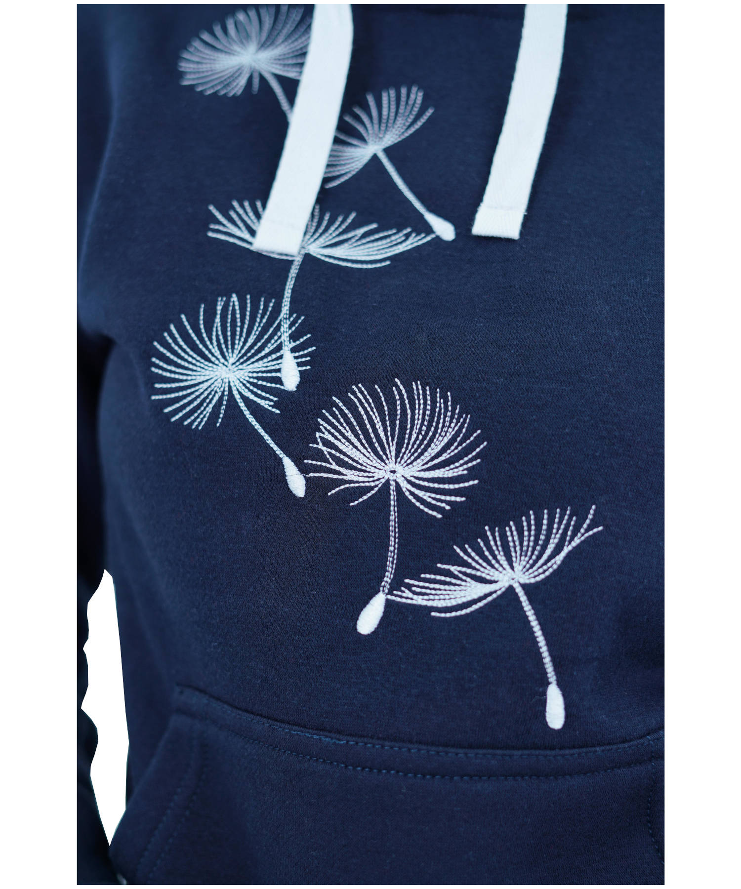 Damen Hoodie Kapuzenpullover Blau