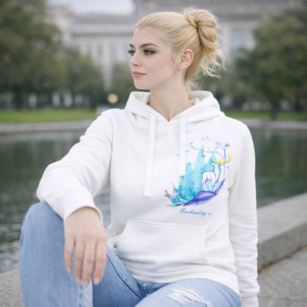 Fleecepullover Damen Fleece Kapuzenpullover Pulli Sweatjacke
