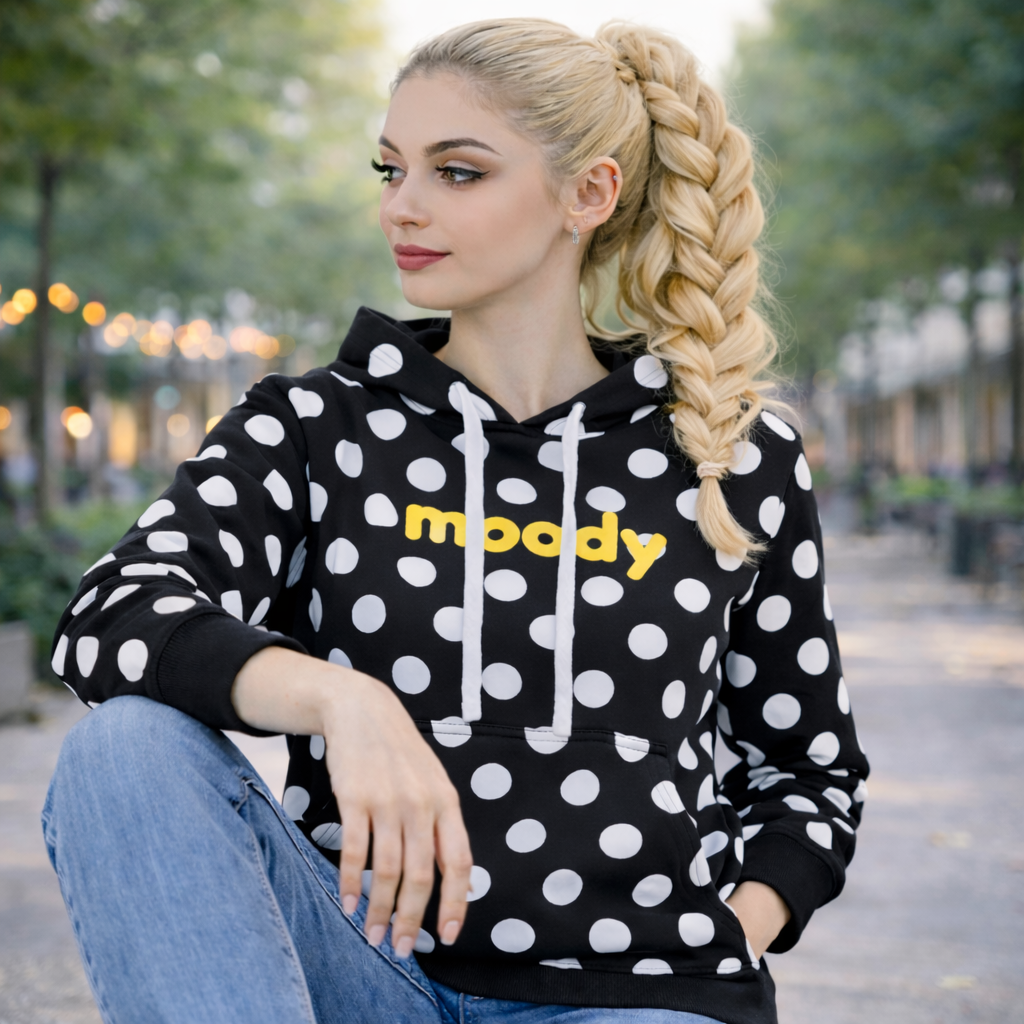 Fleecepullover Damen Fleece Kapuzenpullover Pulli Sweatjacke