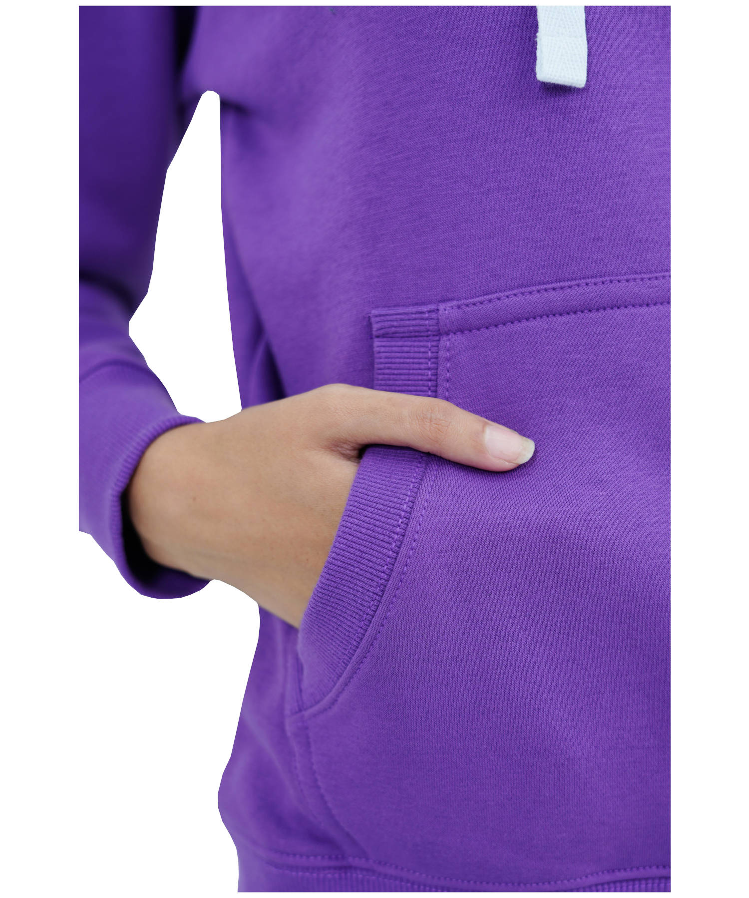 Damen Hoodie Kapuzenpullover Lila