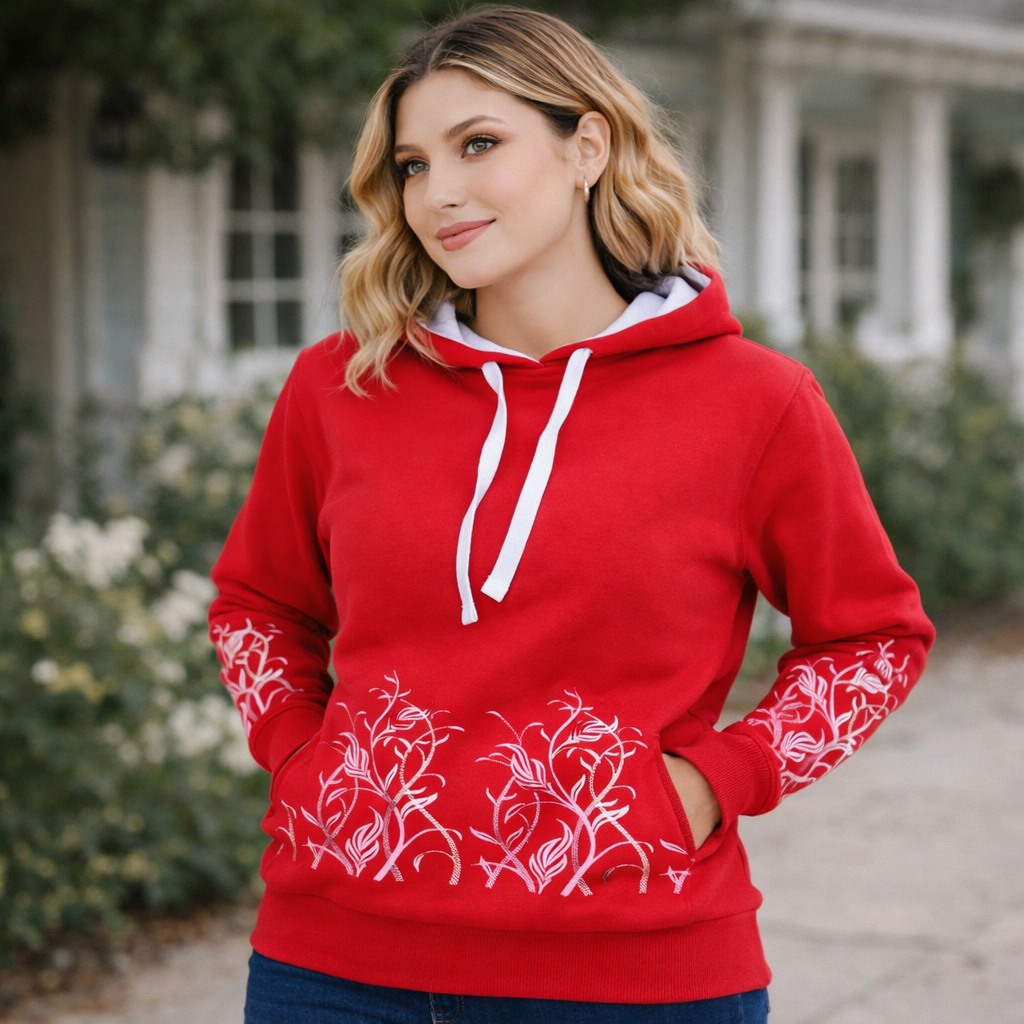 Fleecepullover Damen Fleece Kapuzenpullover Pulli Sweatjacke