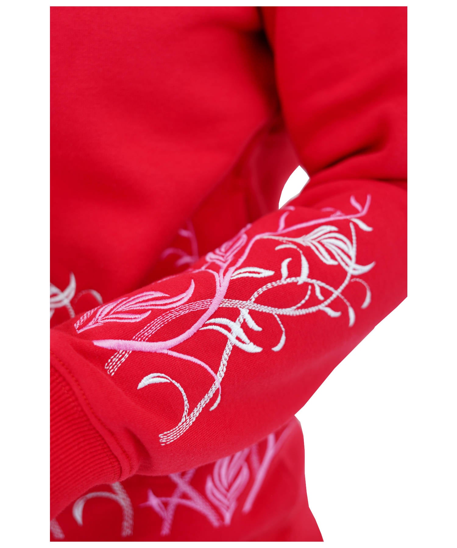 Damen Hoodie Kapuzenpullover Rot
