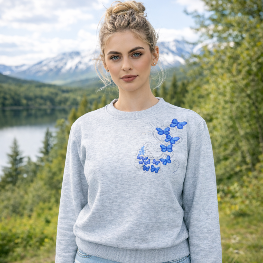Fleecepullover Damen Cozy Comfort Fleece Hoodie Baumwolle Sweatjacke