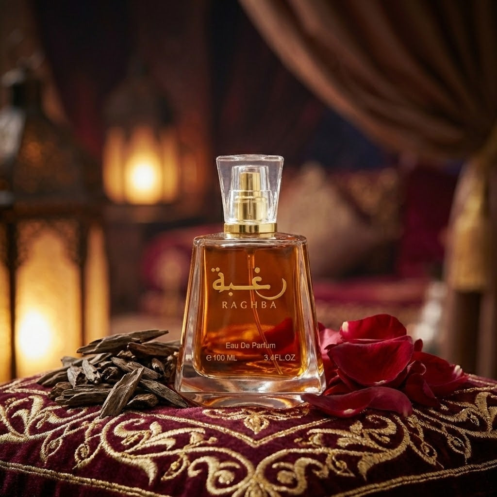 Duft-Set Lattafa Raghba Luxus Geschenkset, Eau de Parfum 100 ml + Spray