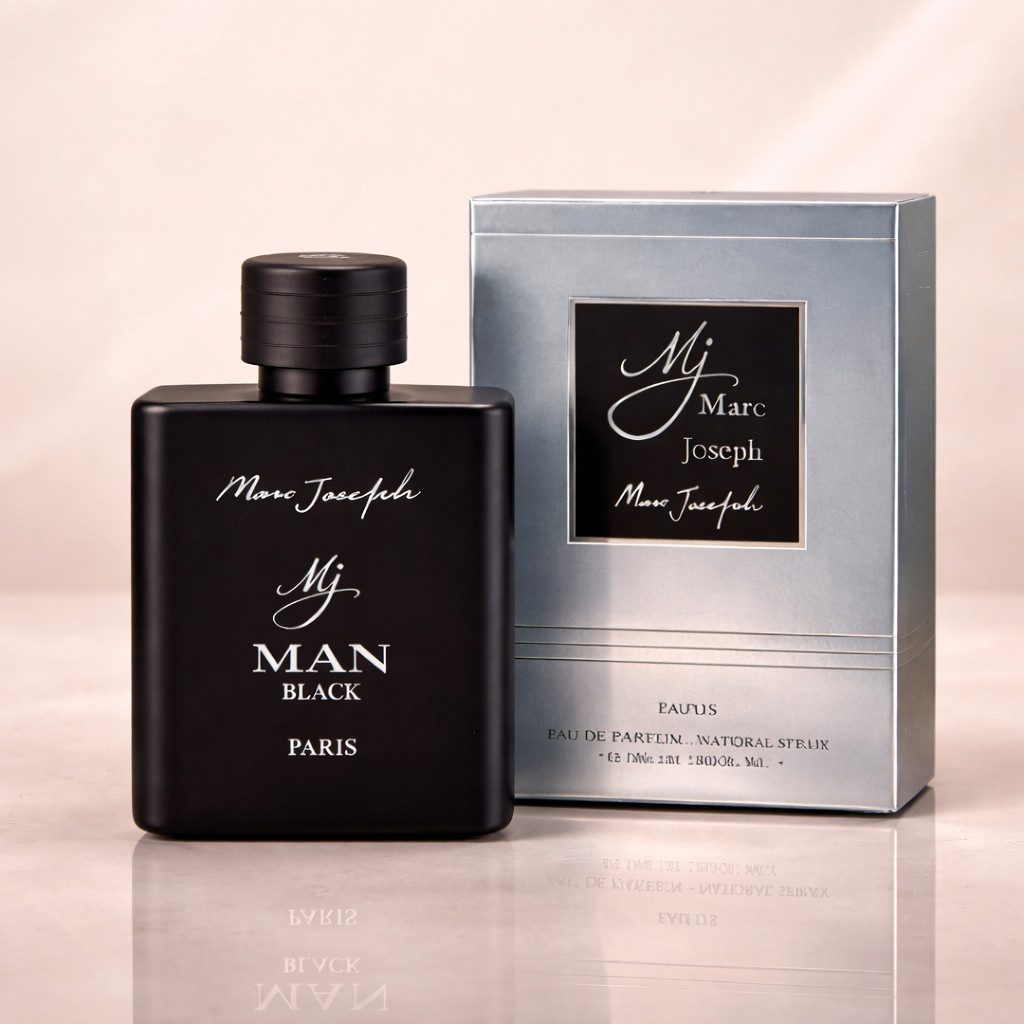 MJ Man Black Men's Fragrance, Spicy, Leathery, Warm, from Paris 100 ml