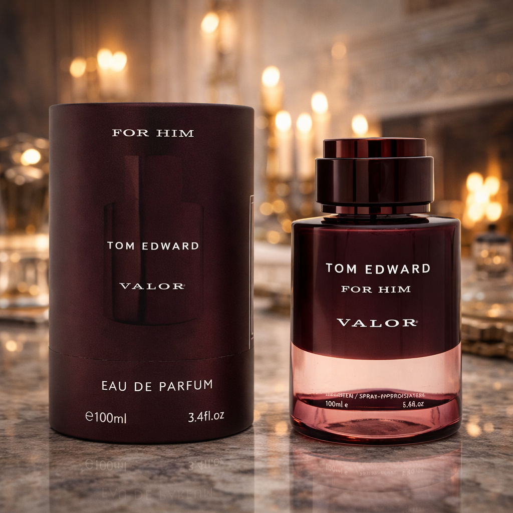 Eau de Parfum Tom Edward Valor for Him Herrenduft Würzig Holzig Orientalisch e100 ml